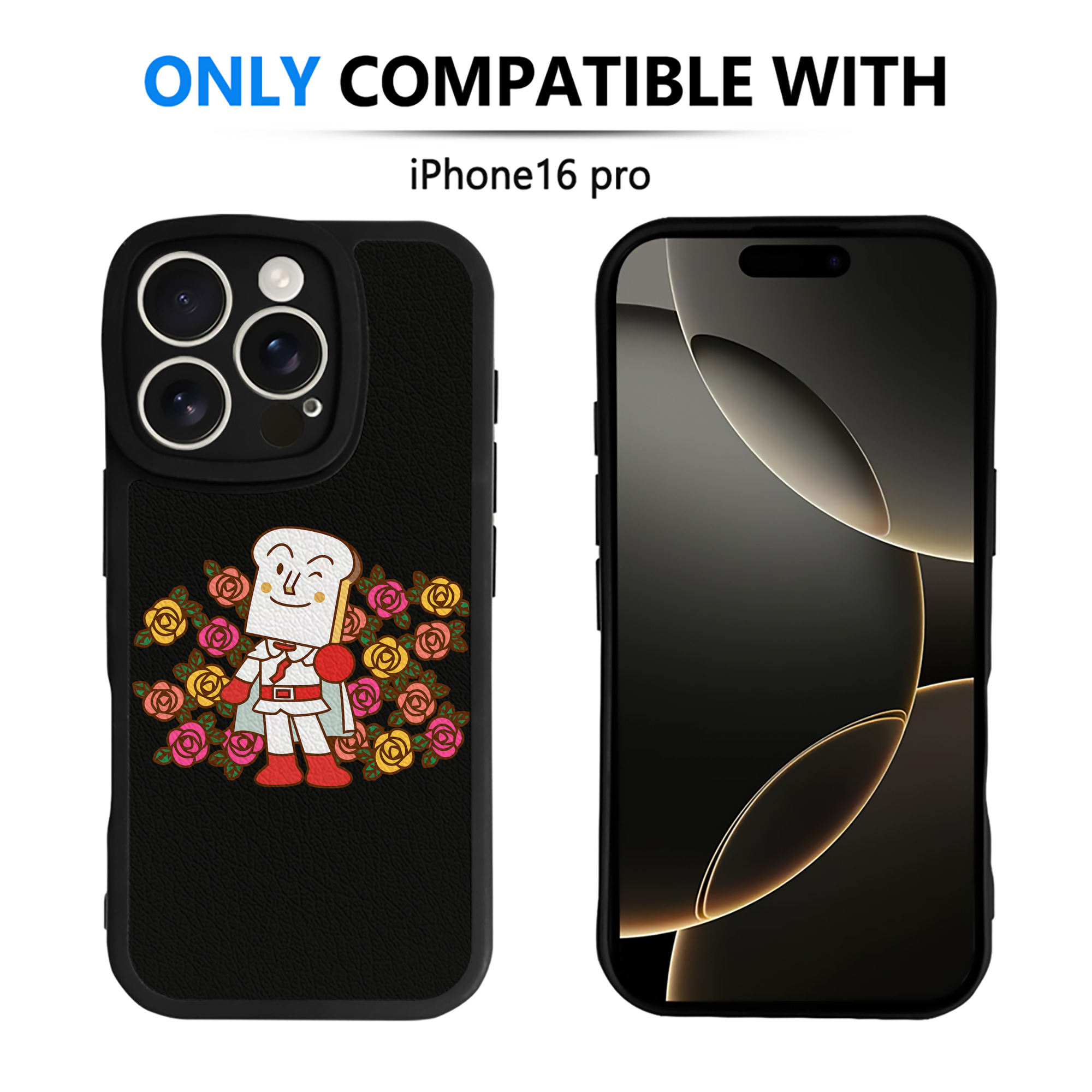 （画像用） アンパンマン Anpanman 【iPhone 16シリーズ対応】シリコンスマホケース（レザー調） 材質：シリコン